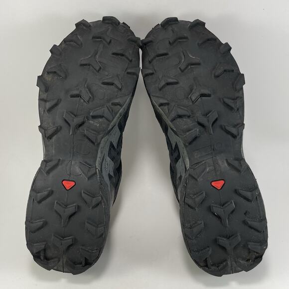 Salomon Speedcross 6 Running Shoes Womens Size 11 Trail Triple Black Athletic - Picture 7 of 9